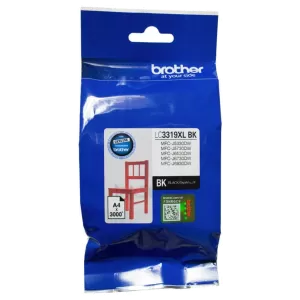 Genuine Brother LC-3319XLBK High Yield Black Ink Cartridge - 3,000 pages