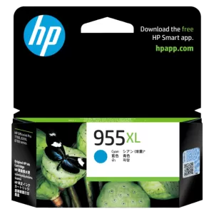 HP 955XL Genuine Cyan High Yield Inkjet Cartridge L0S63AA - 1,600 Pages