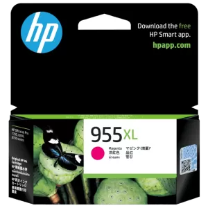 HP 955XL Genuine Magenta High Yield Inkjet Cartridge L0S66AA - 1,600 Pages
