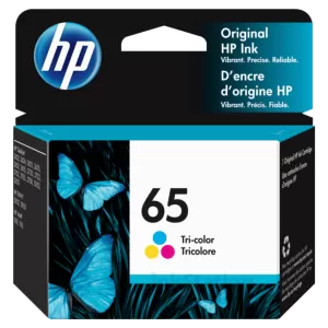 HP 65 Genuine [Tri Colour Pack] Inkjet Cartridge N9K01AA - 100 Pages