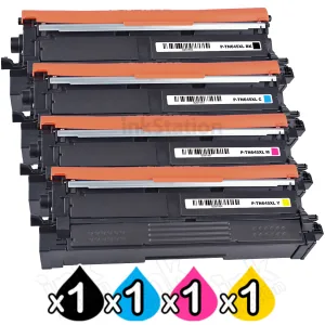 4 Pack Compatible Brother TN-645XL High Yield Toner Cartridges Combo [1BK,1C,1M,1Y]