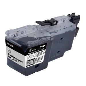 Compatible Brother LC-537BK Black Ultra High Yield Ink Cartridge - 12,000 pages