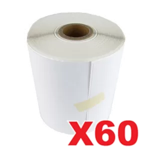 60 Rolls UPS Labels Perforated Thermal Label 100mm X 150mm - 350 Labels per Roll