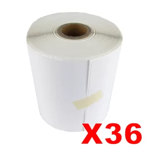 36 Rolls Aramex - Fastway Perforated Thermal Labels Rolls 100mm X 150mm - 350 Labels per Roll