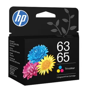 HP 63/65 Genuine [Tri Colour Pack] Inkjet Cartridge B7RT2AA - 100 Pages