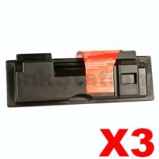 3 x Non-Genuine TK-134 Toner Cartridge For Kyocera FS-1028MFP, FS-1128MFP, FS-1300D, FS-1300DN, FS-1300DTN, FS-1350DN - 7,200 pages