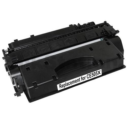 HP CE505X (05X) Compatible Black High Yield Toner Cartridge - 6,500 ...