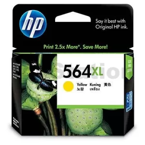HP 564XL Genuine Yellow High Yield Inkjet Cartridge CB325WA - 750 Pages