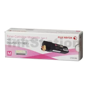 Fuji Xerox DocuPrint C1190 Genuine Magenta Toner Cartridge - 3,000 pages (CT201262)