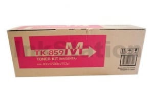 Genuine Kyocera TK-859M Magenta Toner Cartridge TASKalfa 400ci, TASKalfa 500ci - 18,000 pages