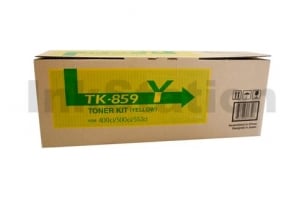 Genuine Kyocera TK-859Y Yellow Toner Cartridge TASKalfa 400ci, TASKalfa 500ci - 18,000 pages