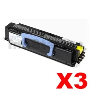 3 x Dell 1720 Black (High Yield) Compatible Laser Toner Cartridge - 6,000 pages