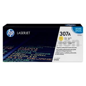 HP CE742A (307A) Genuine Yellow Toner Cartridge - 7,300 Pages