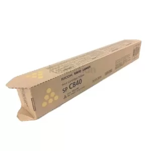 Ricoh SP-C840DN SP-C842DN Genuine Yellow Toner Cartridge 821264 - 3,400 pages