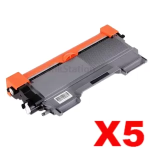5 x Compatible Brother TN-2250 Toner - 2,600 pages