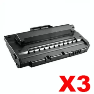 3 x Dell 1600 Black Compatible Laser Toner Cartridge - 3,000 pages