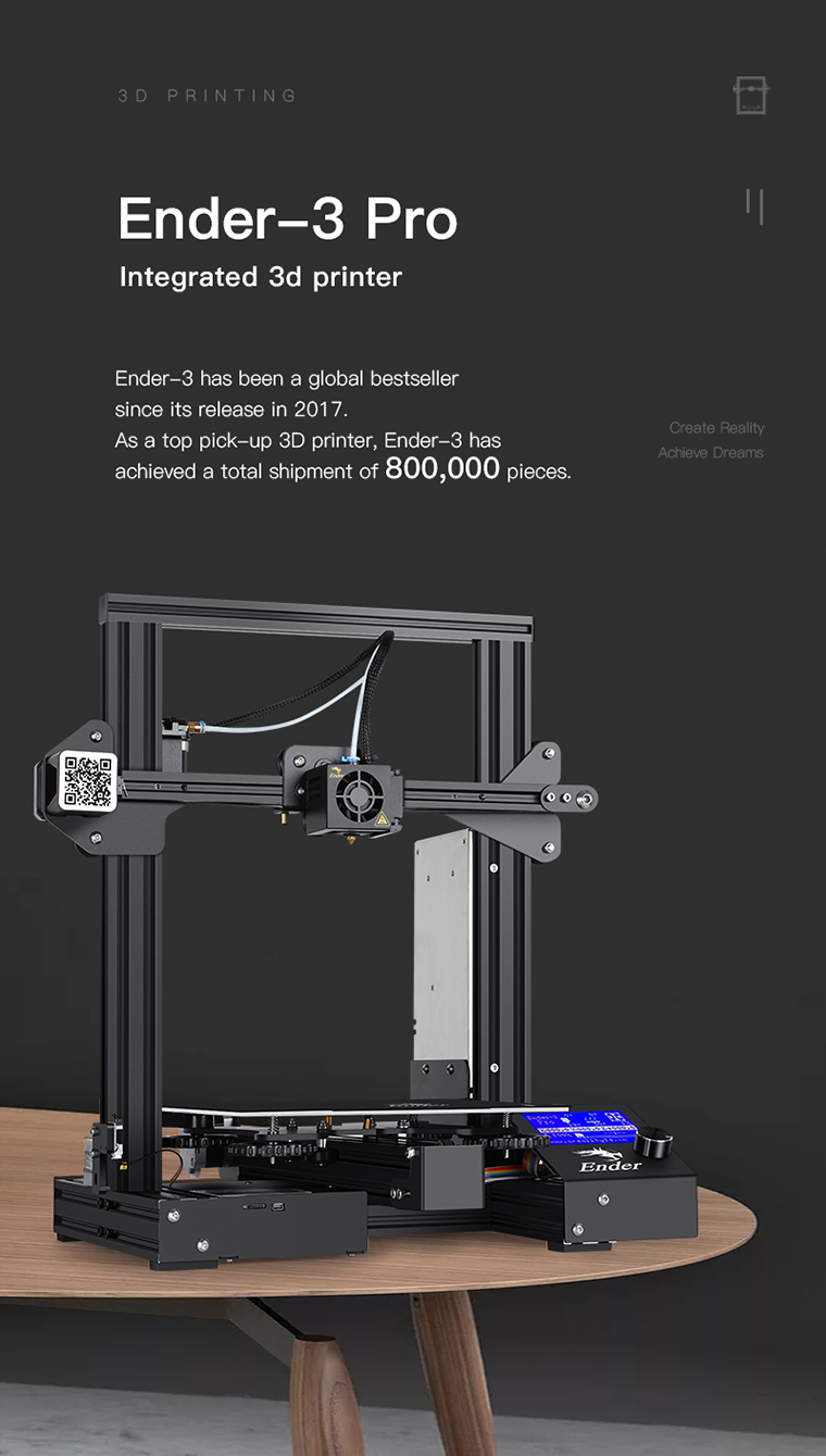 Creality Ender 3 pro High Precision 3D Printer - Ink Station