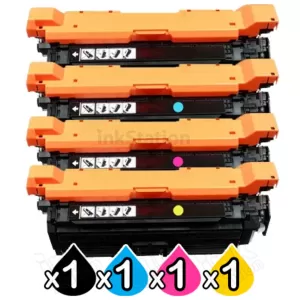 4 Pack HP CF330X-CF333A (654A/654X) Compatible High Yield Toner Cartridges [1BK,1C,1M,1Y]