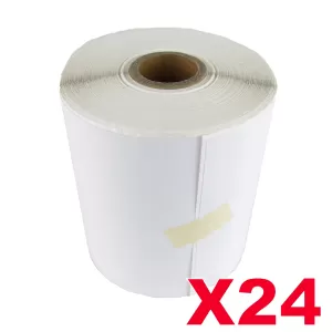 24 Rolls Aramex - Fastway Perforated Thermal Labels Rolls 100mm X 150mm - 350 Labels per Roll