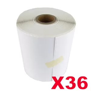 36 Rolls Aramex - Fastway Perforated Thermal Labels Rolls 100mm X 150mm - 350 Labels per Roll