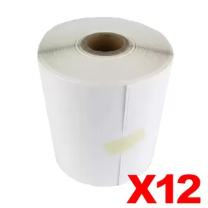 12 Rolls UPS Labels Perforated Thermal Label 100mm X 150mm - 350 Labels per Roll