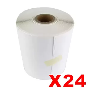 24 Rolls UPS Labels Perforated Thermal Label 100mm X 150mm - 350 Labels per Roll