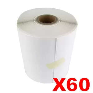 60 Rolls UPS Labels Perforated Thermal Label 100mm X 150mm - 350 Labels per Roll