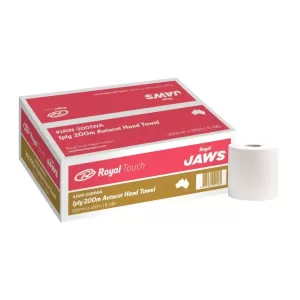 6 Rolls Royal Touch Jaws Premium Autocut Hand Towel 200mm x 200m