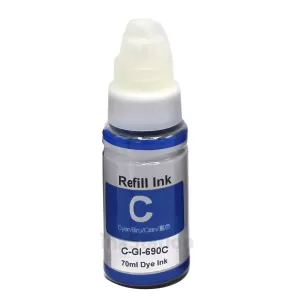Compatible Canon GI690C Cyan Ink Bottle