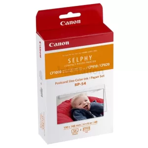 Canon RP54 Genuine Ink & Paper Pack (54 sheets 6x4)