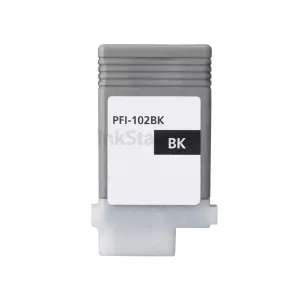 Compatible Canon PFI-102BK Black Ink Cartridge