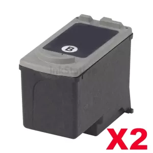 2 x Canon PG-40 Black Compatible InkJet Cartridge