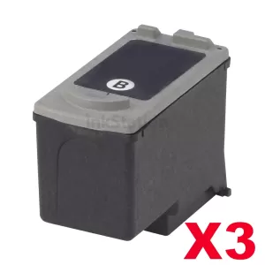 3 x Canon PG-40 Black Compatible InkJet Cartridge