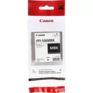 Genuine Canon PFI-106MBK Matte Black Ink Tank