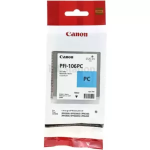 Genuine Canon PFI-106PC Photo Cyan Ink Tank