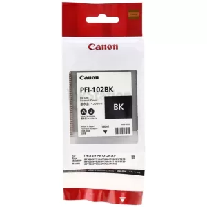 Genuine Canon PFI-102BK Black Ink Cartridge