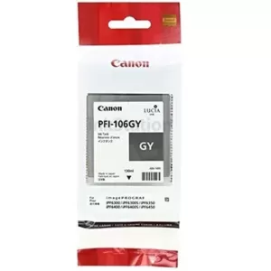 Genuine Canon PFI-106GY Grey Ink Tank