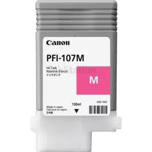 Genuine Canon PFI-107M Magenta Ink Cartridge