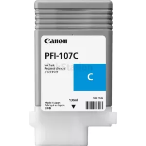 Genuine Canon PFI-107C Cyan Ink Cartridge
