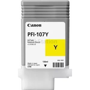 Genuine Canon PFI-107Y Yellow Ink Cartridge