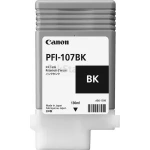 Genuine Canon PFI-107BK Black Ink Cartridge