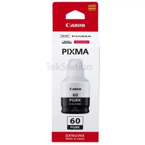 Genuine Canon GI60PGBK Black Ink Bottle - 6,000 pages