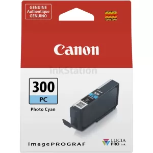 Genuine Canon PFI-300PC Photo Cyan Ink Cartridge