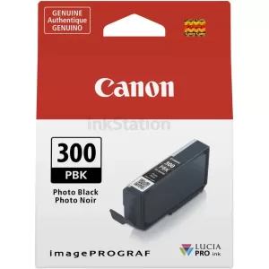 Genuine Canon PFI-300PBK Photo Black Ink Cartridge