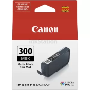 Genuine Canon PFI-300MBK Matte Black Ink Cartridge