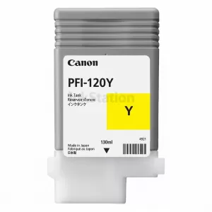 Genuine Canon PFI-120Y Yellow Ink Cartridge - 130ML
