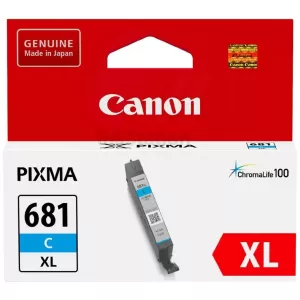 Canon CLI-681XLC High Yield Genuine Cyan Inkjet Cartridge - 515 pages
