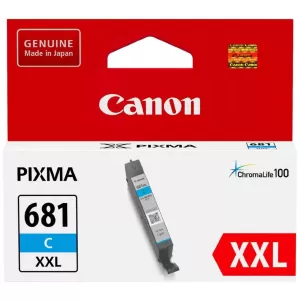 Canon CLI-681XXLC Extra High Yield Genuine Cyan Inkjet Cartridge - 760 pages