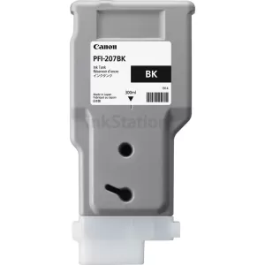 Genuine Canon PFI-207BK Black Ink Tank