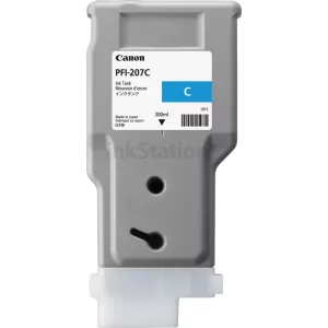 Genuine Canon PFI-207C Cyan Ink Tank